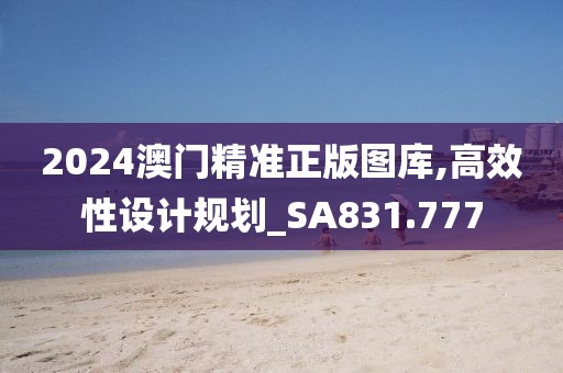 2024澳门精准正版图库,高效性设计规划_SA831.777