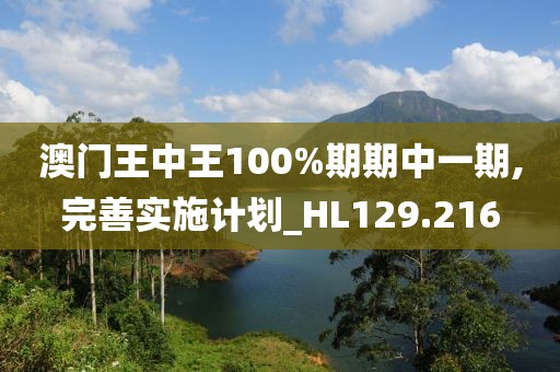 澳门王中王100%期期中一期,完善实施计划_HL129.216