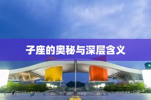 子座的奥秘与深层含义