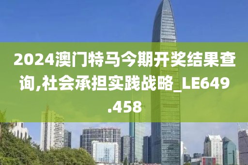 2024澳门特马今期开奖结果查询,社会承担实践战略_LE649.458