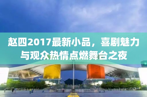 赵四2017最新小品，喜剧魅力与观众热情点燃舞台之夜