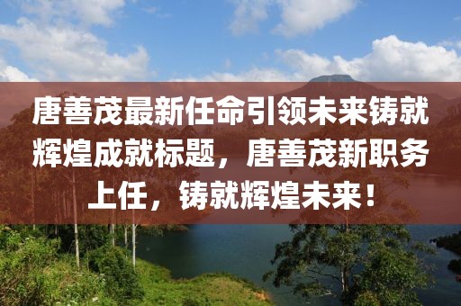 唐善茂最新任命引领未来铸就辉煌成就标题，唐善茂新职务上任，铸就辉煌未来！