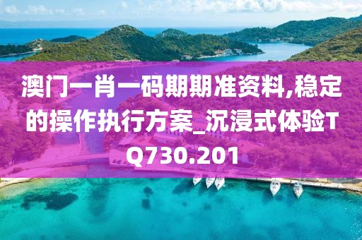 澳门一肖一码期期准资料,稳定的操作执行方案_沉浸式体验TQ730.201