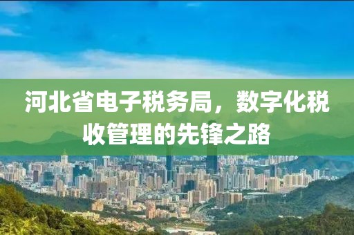 河北省电子税务局，数字化税收管理的先锋之路