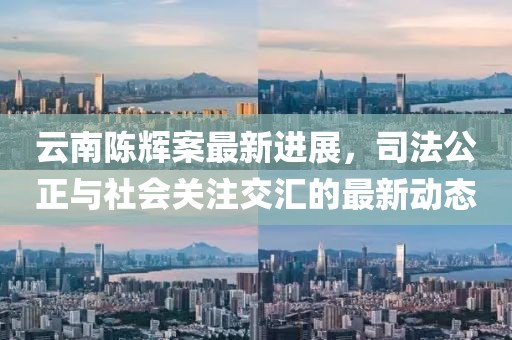 云南陈辉案最新进展，司法公正与社会关注交汇的最新动态
