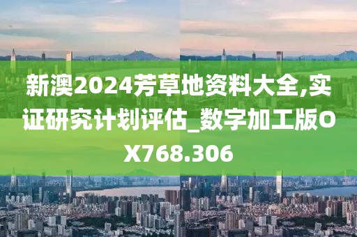 新澳2024芳草地资料大全,实证研究计划评估_数字加工版OX768.306