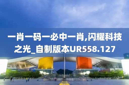 一肖一码一必中一肖,闪耀科技之光_自制版本UR558.127