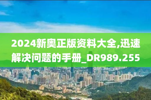 2024新奥正版资料大全,迅速解决问题的手册_DR989.255