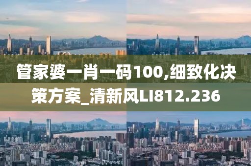 管家婆一肖一码100,细致化决策方案_清新风LI812.236
