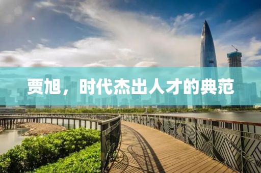 贾旭，时代杰出人才的典范
