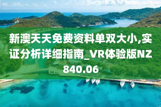 新澳天天免费资料单双大小,实证分析详细指南_VR体验版NZ840.06