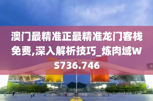 澳门最精准正最精准龙门客栈免费,深入解析技巧_炼肉域WS736.746