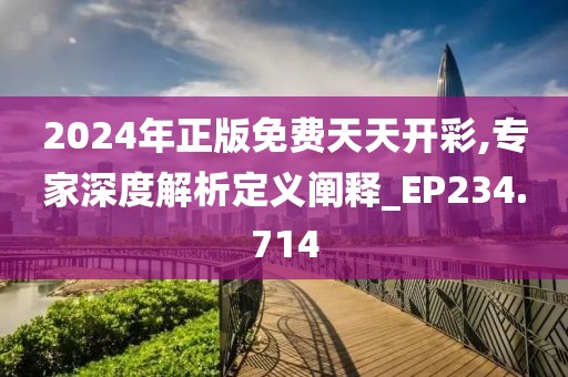 2024年正版免费天天开彩,专家深度解析定义阐释_EP234.714