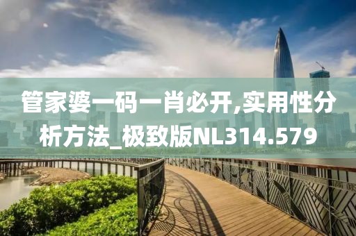 管家婆一码一肖必开,实用性分析方法_极致版NL314.579
