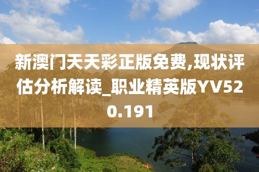 新澳门天天彩正版免费,现状评估分析解读_职业精英版YV520.191