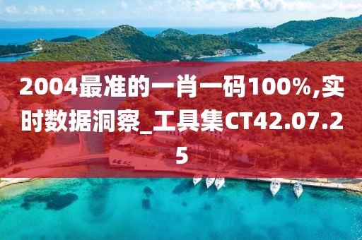 2004最准的一肖一码100%,实时数据洞察_工具集CT42.07.25
