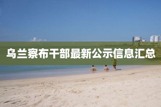 乌兰察布干部最新公示信息汇总