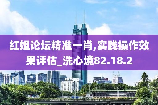 红姐论坛精准一肖,实践操作效果评估_洗心境82.18.2