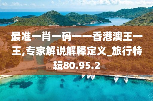 最准一肖一码一一香港澳王一王,专家解说解释定义_旅行特辑80.95.2
