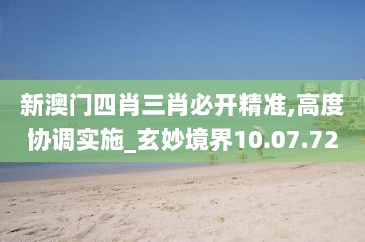 新澳门四肖三肖必开精准,高度协调实施_玄妙境界10.07.72