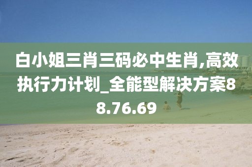 白小姐三肖三码必中生肖,高效执行力计划_全能型解决方案88.76.69