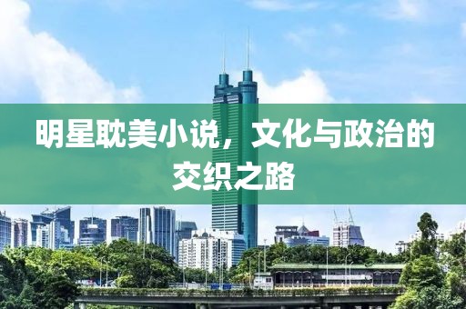 明星耽美小说，文化与政治的交织之路