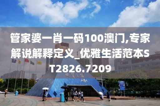 管家婆一肖一码100澳门,专家解说解释定义_优雅生活范本ST2826.7209