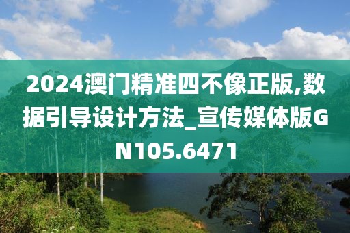 2024澳门精准四不像正版,数据引导设计方法_宣传媒体版GN105.6471