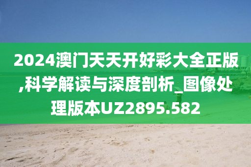 2024澳门天天开好彩大全正版,科学解读与深度剖析_图像处理版本UZ2895.582