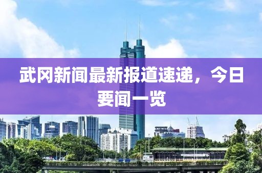 武冈新闻最新报道速递，今日要闻一览