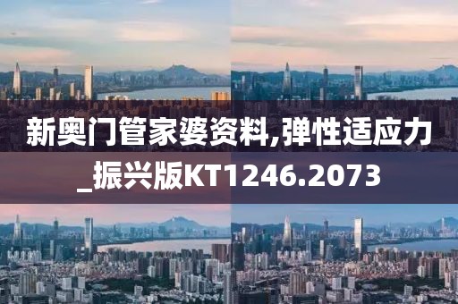 新奥门管家婆资料,弹性适应力_振兴版KT1246.2073