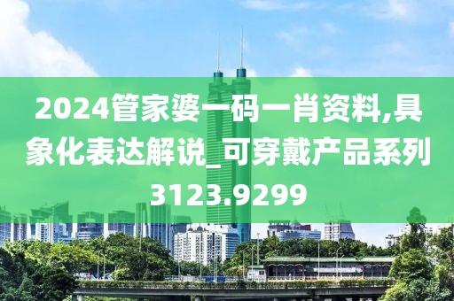 2024管家婆一码一肖资料,具象化表达解说_可穿戴产品系列3123.9299