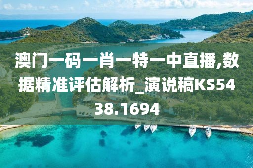 澳门一码一肖一特一中直播,数据精准评估解析_演说稿KS5438.1694
