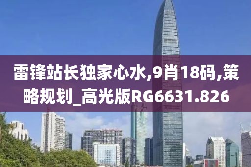 雷锋站长独家心水,9肖18码,策略规划_高光版RG6631.826