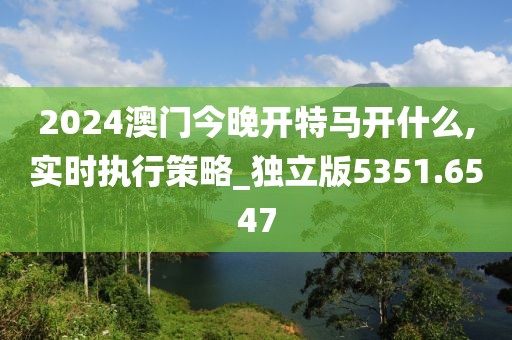 2024澳门今晚开特马开什么,实时执行策略_独立版5351.6547