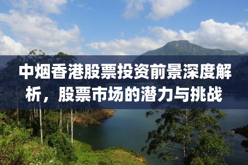 中烟香港股票投资前景深度解析，股票市场的潜力与挑战