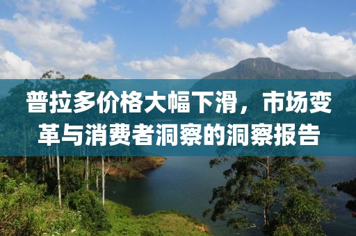 普拉多价格大幅下滑，市场变革与消费者洞察的洞察报告