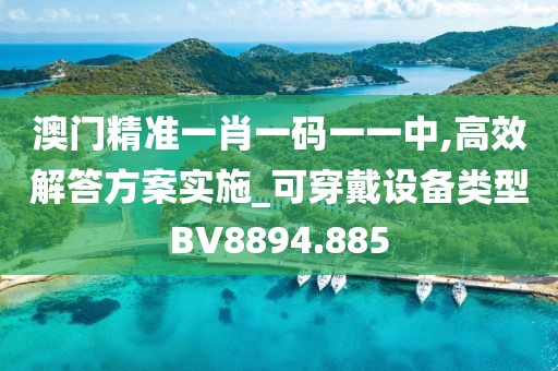澳门精准一肖一码一一中,高效解答方案实施_可穿戴设备类型BV8894.885