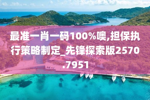 最准一肖一码100%噢,担保执行策略制定_先锋探索版2570.7951