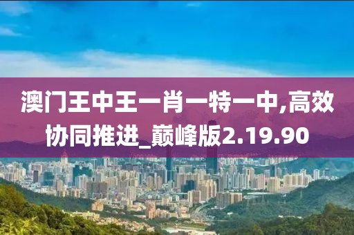 澳门王中王一肖一特一中,高效协同推进_巅峰版2.19.90
