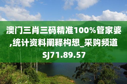 澳门三肖三码精准100%管家婆,统计资料阐释构想_采购频道SJ71.89.57
