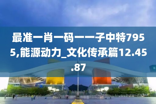 最准一肖一码一一子中特7955,能源动力_文化传承篇12.45.87