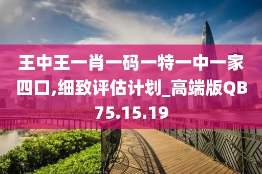 王中王一肖一码一特一中一家四口,细致评估计划_高端版QB75.15.19