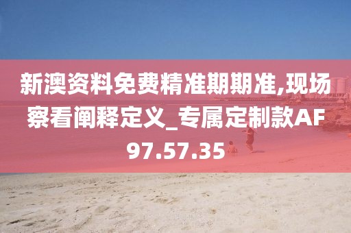 新澳资料免费精准期期准,现场察看阐释定义_专属定制款AF97.57.35