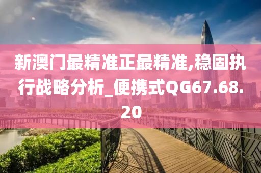 新澳门最精准正最精准,稳固执行战略分析_便携式QG67.68.20