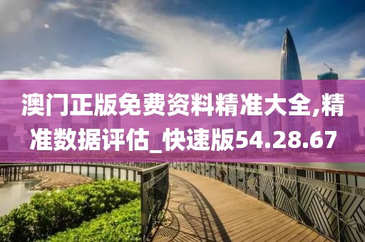 澳门正版免费资料精准大全,精准数据评估_快速版54.28.67