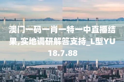 澳门一码一肖一特一中直播结果,实地调研解答支持_L型YU18.7.88