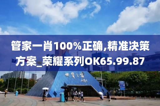 管家一肖100%正确,精准决策方案_荣耀系列OK65.99.87