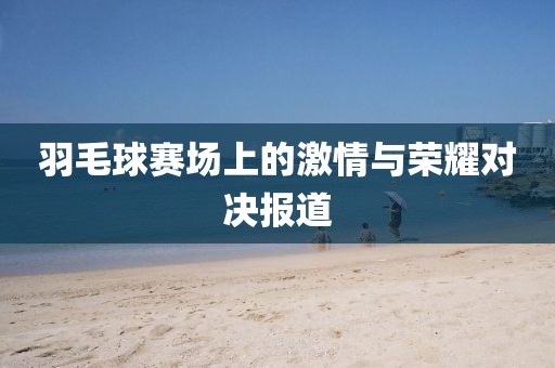 羽毛球赛场上的激情与荣耀对决报道