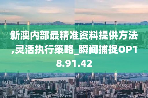 新澳内部最精准资料提供方法,灵活执行策略_瞬间捕捉OP18.91.42
